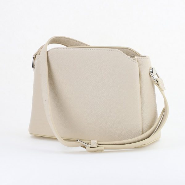 Poșetă casual damă din piele ecologică Bej David Jones BS6926CM2404968 123
