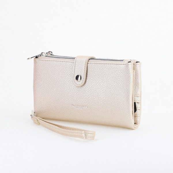 Poșetă cu portofel damă din piele ecologică Roz Flora&CO BS5002R2404938 119