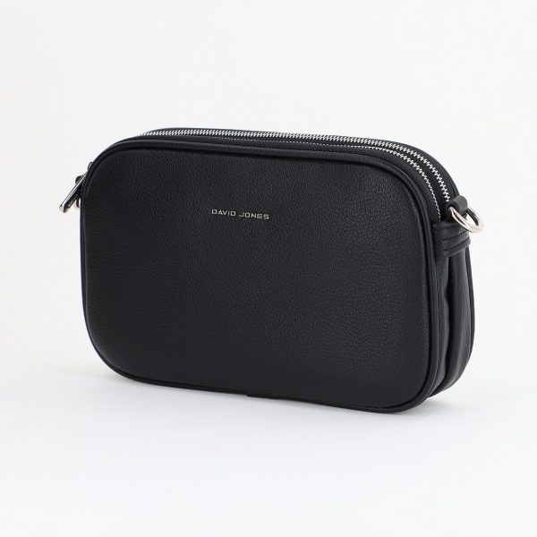 Poseta dama piele ecologică Neagra David Jones 120