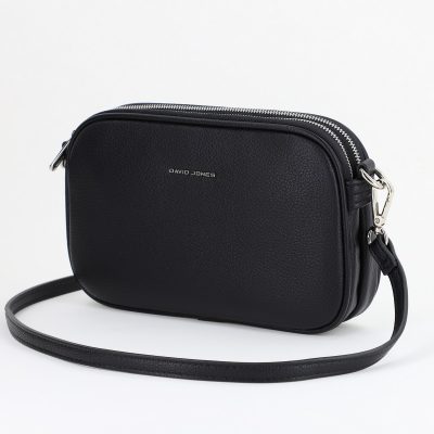 Poseta dama piele ecologică Neagra David Jones