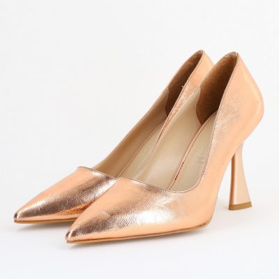 Pantofi Damă Stiletto Roze metalic din Piele Ecologica (BS26202AY2407776)