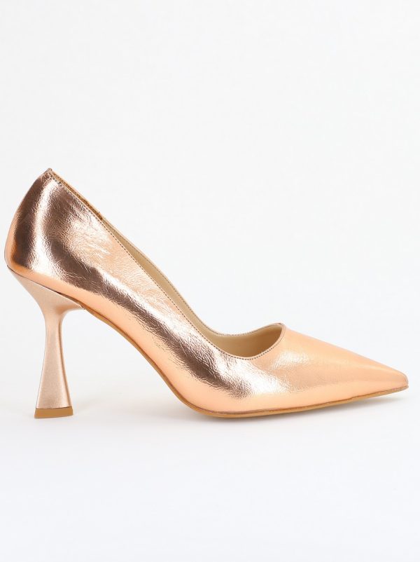 Pantofi Damă Stiletto Roze metalic din Piele Ecologica (BS26202AY2407776) 120