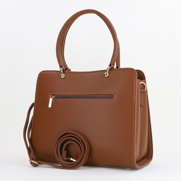 Geantă damă casual piele ecologică cu două compartimente Maro David Jones BS7307CM2409087 124