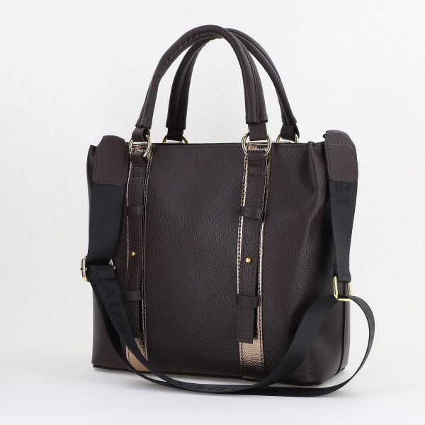Geantă damă casual cafeniu cu un compartiment Laura Biaggi BS386MG2409011 120