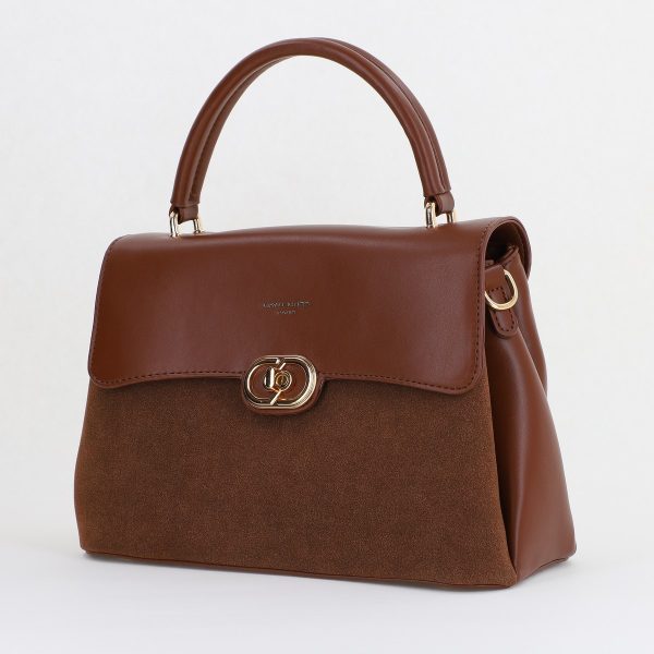 Geantă damă casual piele ecologică cu trei compartimente Maro David Jones (BS7303CM2409063) 120