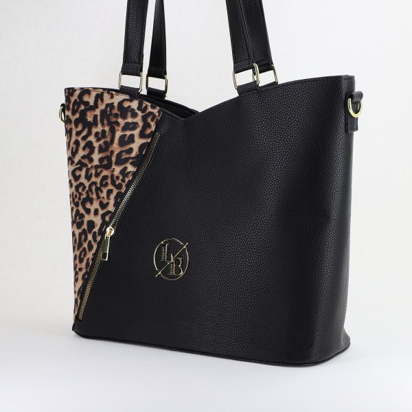 Geantă Damă Shopper Piele Ecologica Neagră de Umar Laura Biaggi (BS1812LB2409028) 119