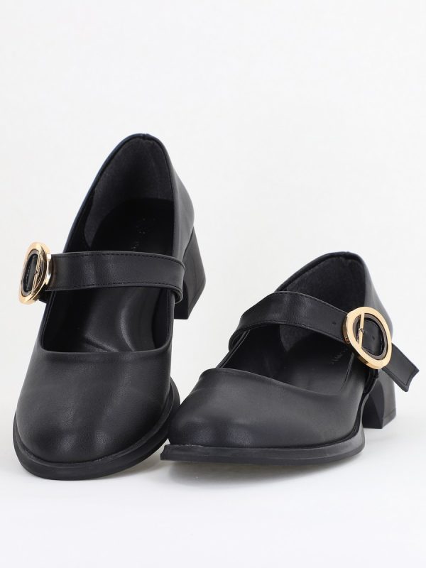 Pantofi Damă Casual Piele Ecologică Negru lac - BS4010AY2409876 119