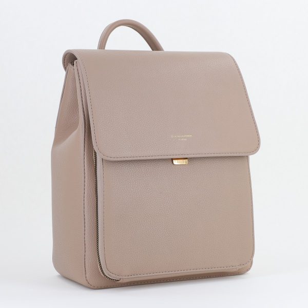 David Jones - Rucsac Dama Bej Piele Ecologică David Jones (BS7263CM2409085)
