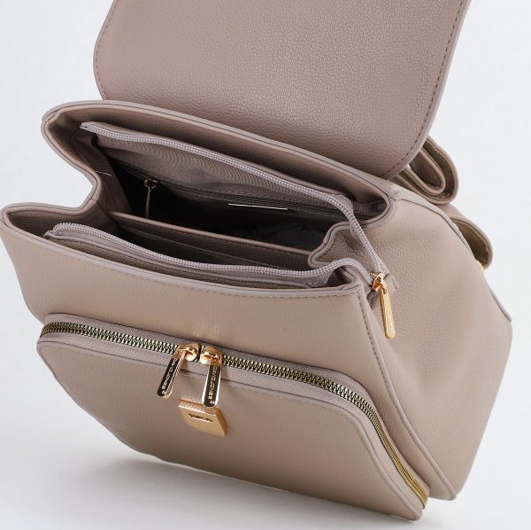 Rucsac Dama Bej Piele Ecologică David Jones (BS7263CM2409085) 120