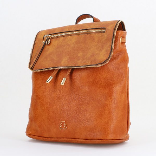 Rucsac Damă Maro Piele Ecologică Lulu Castagnette (BS24028A2409045) 119