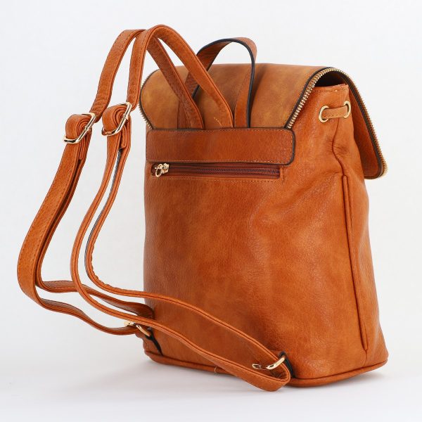 Rucsac Damă Maro Piele Ecologică Lulu Castagnette (BS24028A2409045) 121