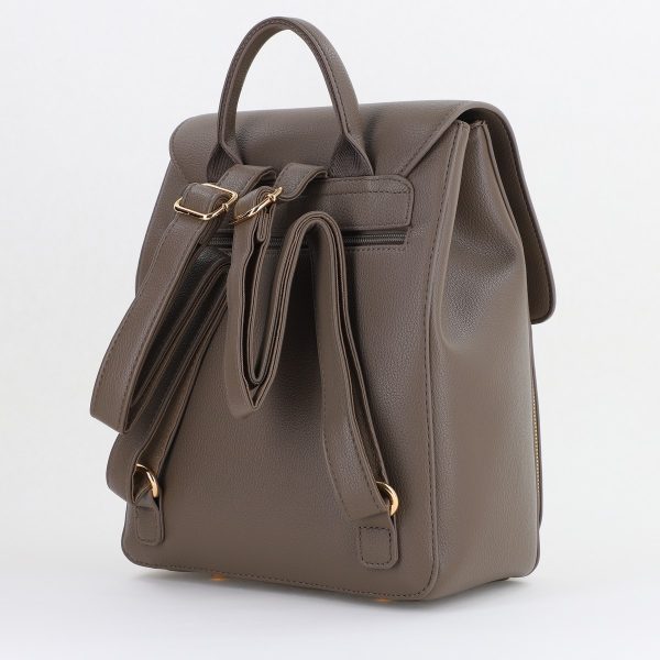 Rucsac Dama Taupe Piele Ecologică David Jones (BS7263CM2409086) 123