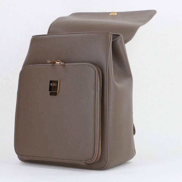 Rucsac Dama Taupe Piele Ecologică David Jones (BS7263CM2409086) 120