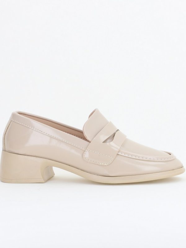 Pantofi Damă Casual Tip Loafer Piele Ecologică Bej - BS4000AY2409872 120