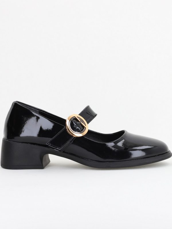 Pantofi Damă Casual Piele Ecologică Negru lac - BS4010AY2409876 120