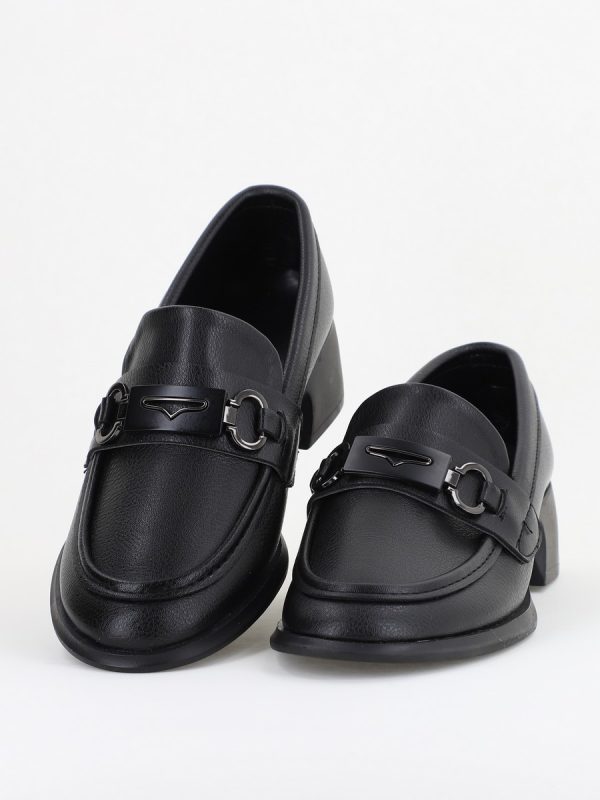 Pantofi Damă Casual Tip Loafer Piele Ecologică Negru mat - BS4003AY2409873 119
