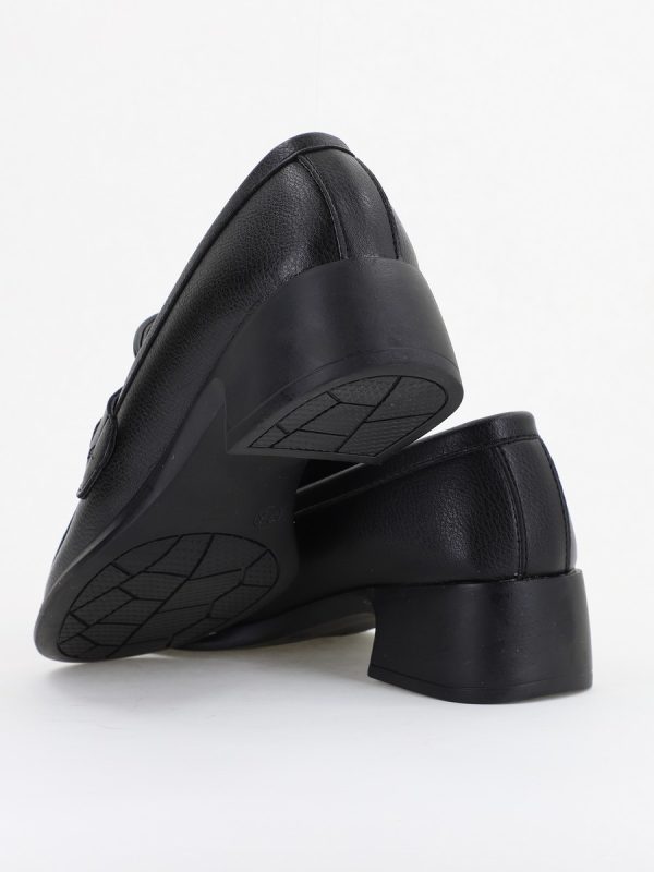 Pantofi Damă Casual Tip Loafer Piele Ecologică Negru mat - BS4003AY2409873 122