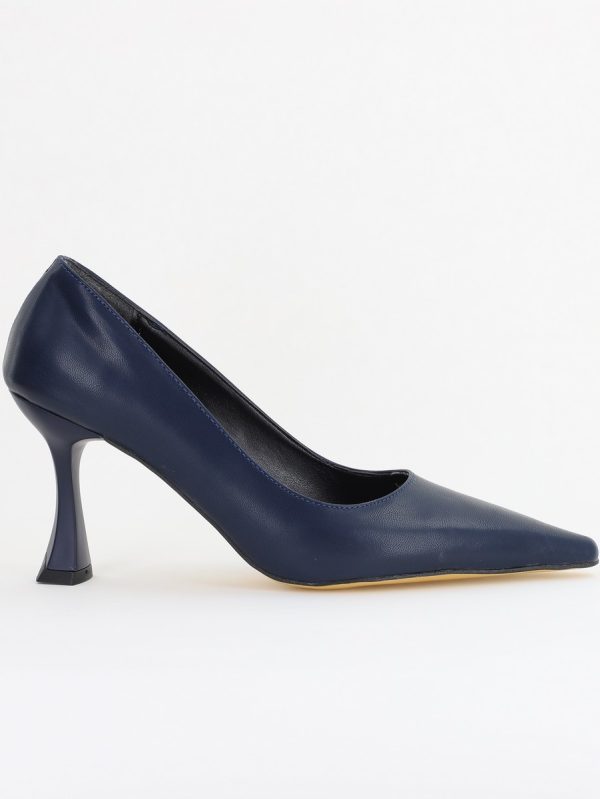 Pantofi Damă Stiletto Bleumarin Mat din Piele Ecologica (BS0203AY2410055) 120