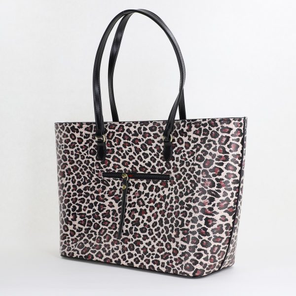 Geantă damă shopper maro cu pete Laura Biaggi BS312JS2410204 120