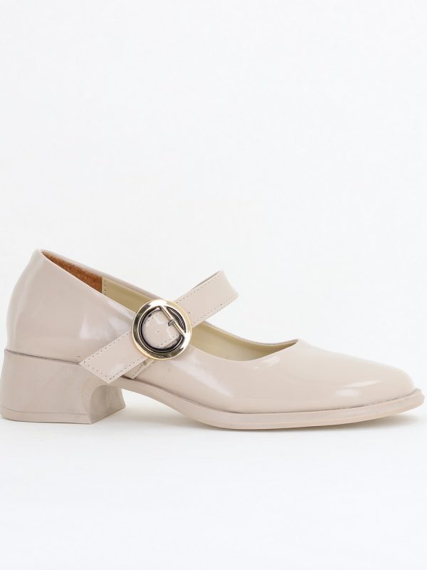 Pantofi Damă Casual Piele Ecologică Bej lac - BS4010AY2410964 120
