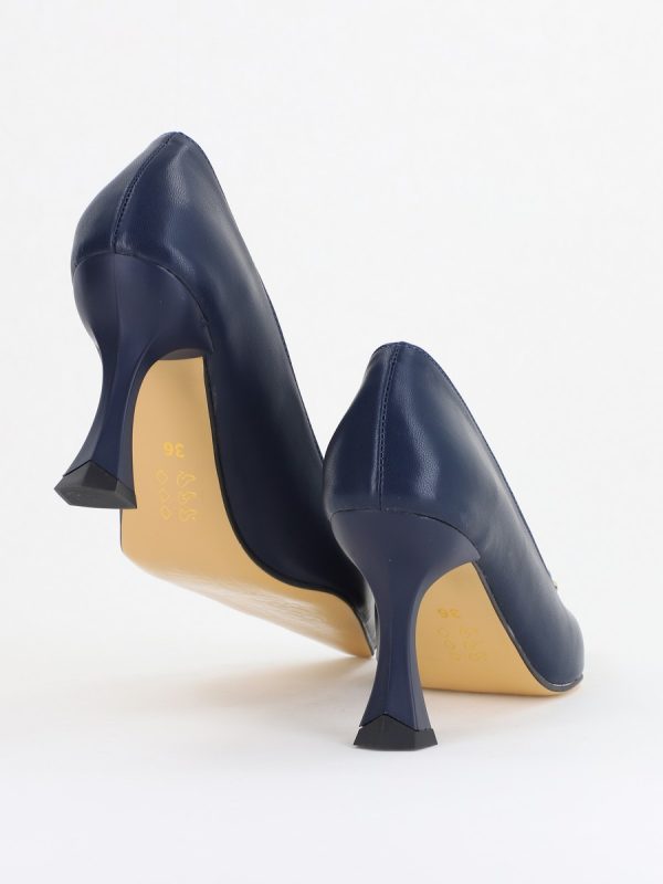Pantofi Damă Stiletto Bleumarin Mat din Piele Ecologică (BS0202AY2411197) 125