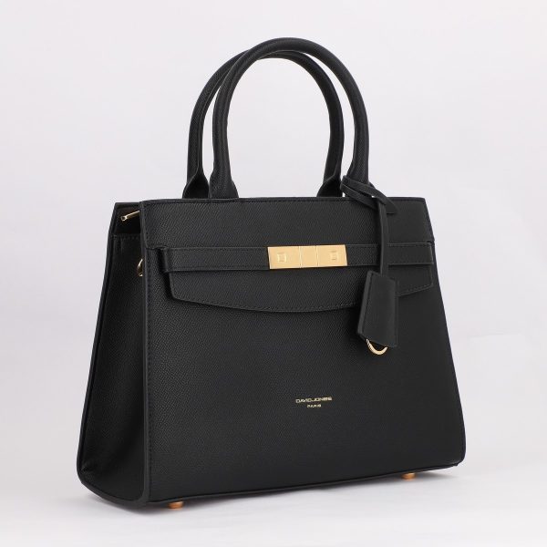 Geantă Damă Casual Neagra din Piele Ecologica David Jones CM7348 120
