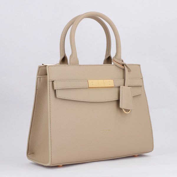 Geantă Damă Casual Taupe din Piele Ecologica David Jones CM7348 120