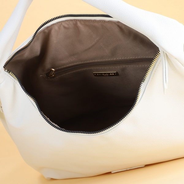 Geantă Damă Shopper Albă din Piele Ecologica David Jones CM7455 119