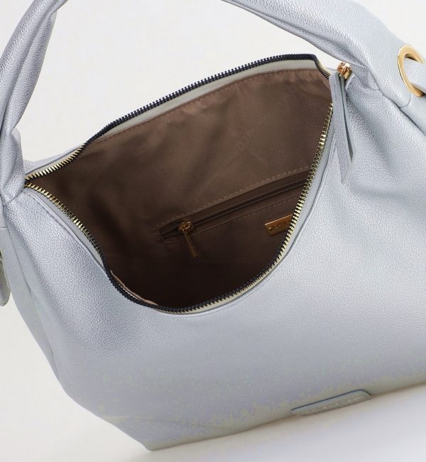 Geantă Damă Shopper Argintie din Piele Ecologica David Jones CM7455 119