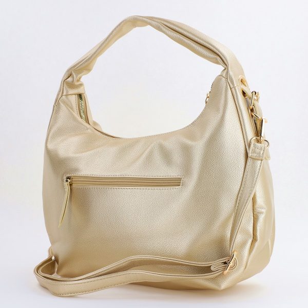 Geantă Damă Shopper Aurie din Piele Ecologica David Jones CM7455 121