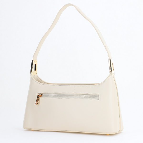 Poșeta Damă Casual Piele Ecologică Crem David Jones CM7379 120