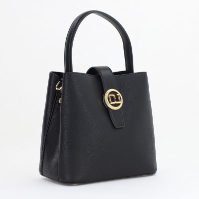 Poseta damă casual piele ecologică Neagră David Jones (BS7134CM2501035)