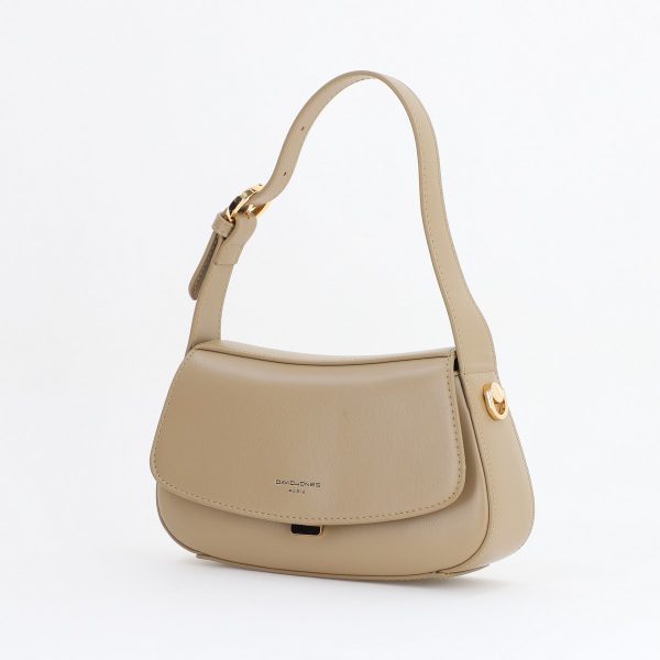 Poșeta Damă Casual Taupe Piele Ecologică David Jones CM7344 120