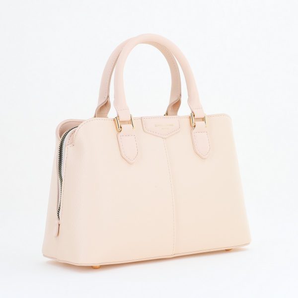 Poșeta Damă Casual Roz din Piele Ecologică cu bretea de umăr David Jones CM7427 120