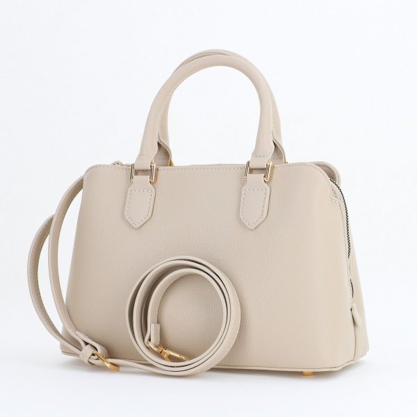 Poșeta Damă Casual Taupe din Piele Ecologică cu bretea de umăr David Jones CM7427 121
