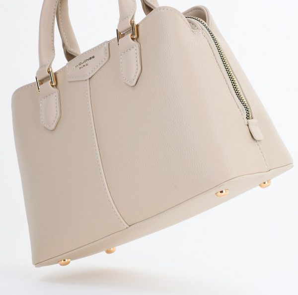 Poșeta Damă Casual Taupe din Piele Ecologică cu bretea de umăr David Jones CM7427 122