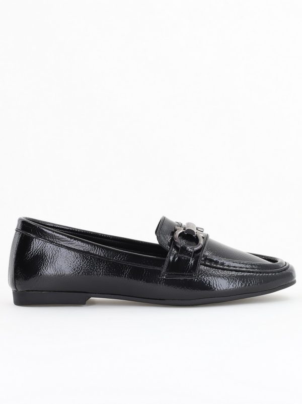 Balerini Damă Eleganti din Piele Ecologica Negru Lucios-BS2072BA2503209 122