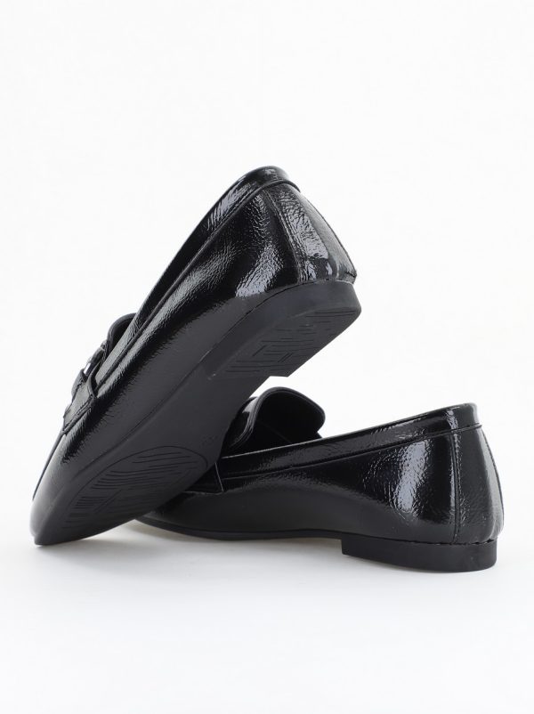 Balerini Damă Eleganti din Piele Ecologica Negru Lucios-BS2072BA2503209 126